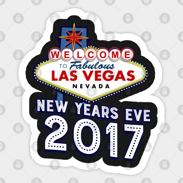 New years eve 2017 Las Vegas Sticker by Styleuniversal